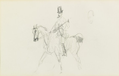 Horserider in Top Hat Henri de Toulouse-Lautrec